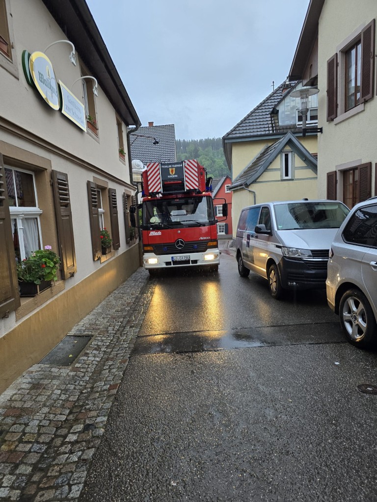 Knappe Sache für die Drehleiter Image
